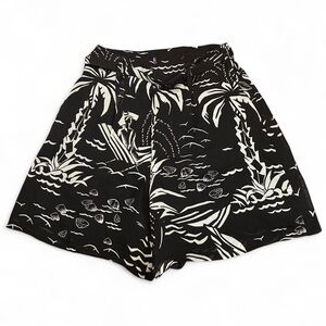 Ralph Lauren Purple Label Women’s Keri Beach-Print Silk Gauze Short 24”